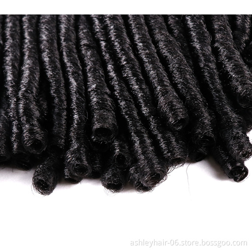Synthetic Kanekalon Crochet Hair Weave Braid Soft Dread Lock Extensions